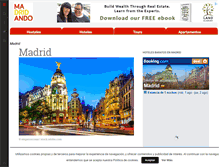 Tablet Screenshot of madridando.com